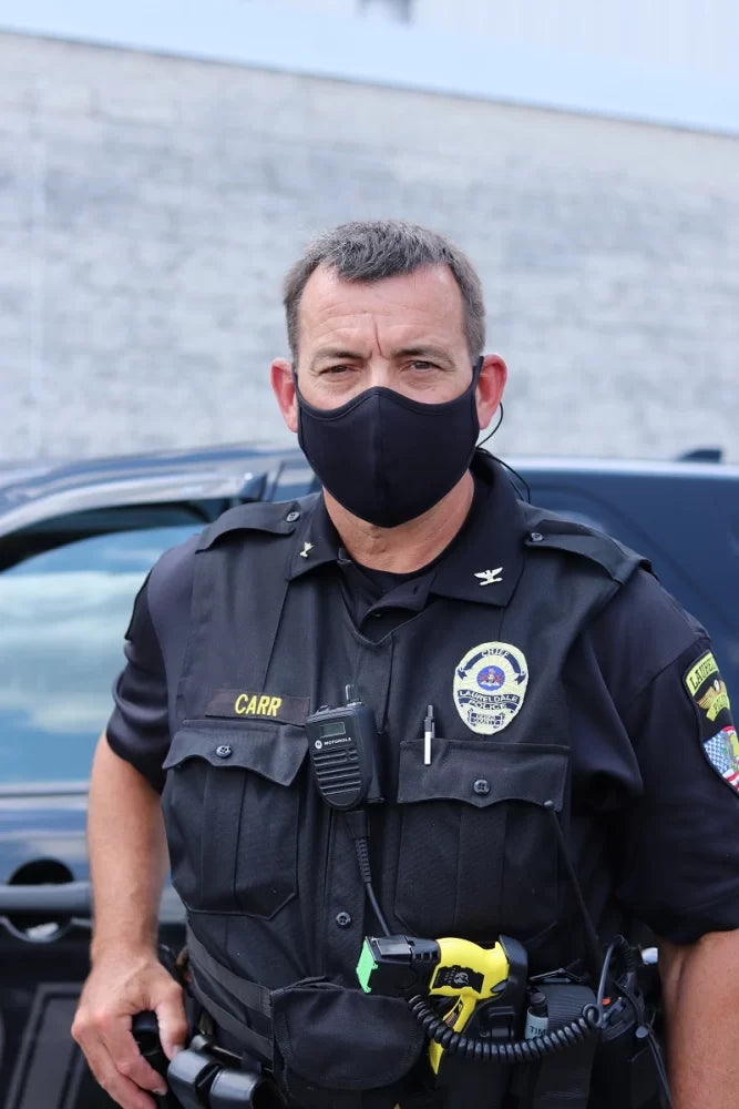 Elbeco Shield Face Mask with Safety Breakaway Protection – Great for Police and Security - Face Masks